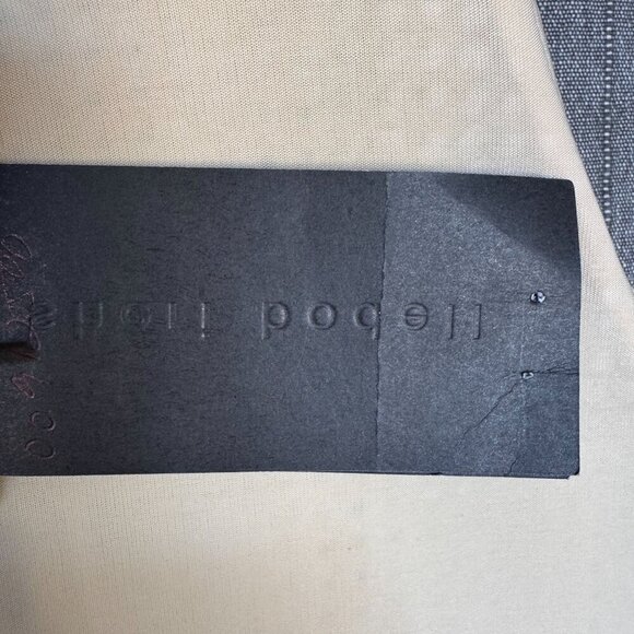 Y2k Sheri Bodell Cream Gold Drop Embellished Slinky Open Side Strappy Top - Picture 12 of 13